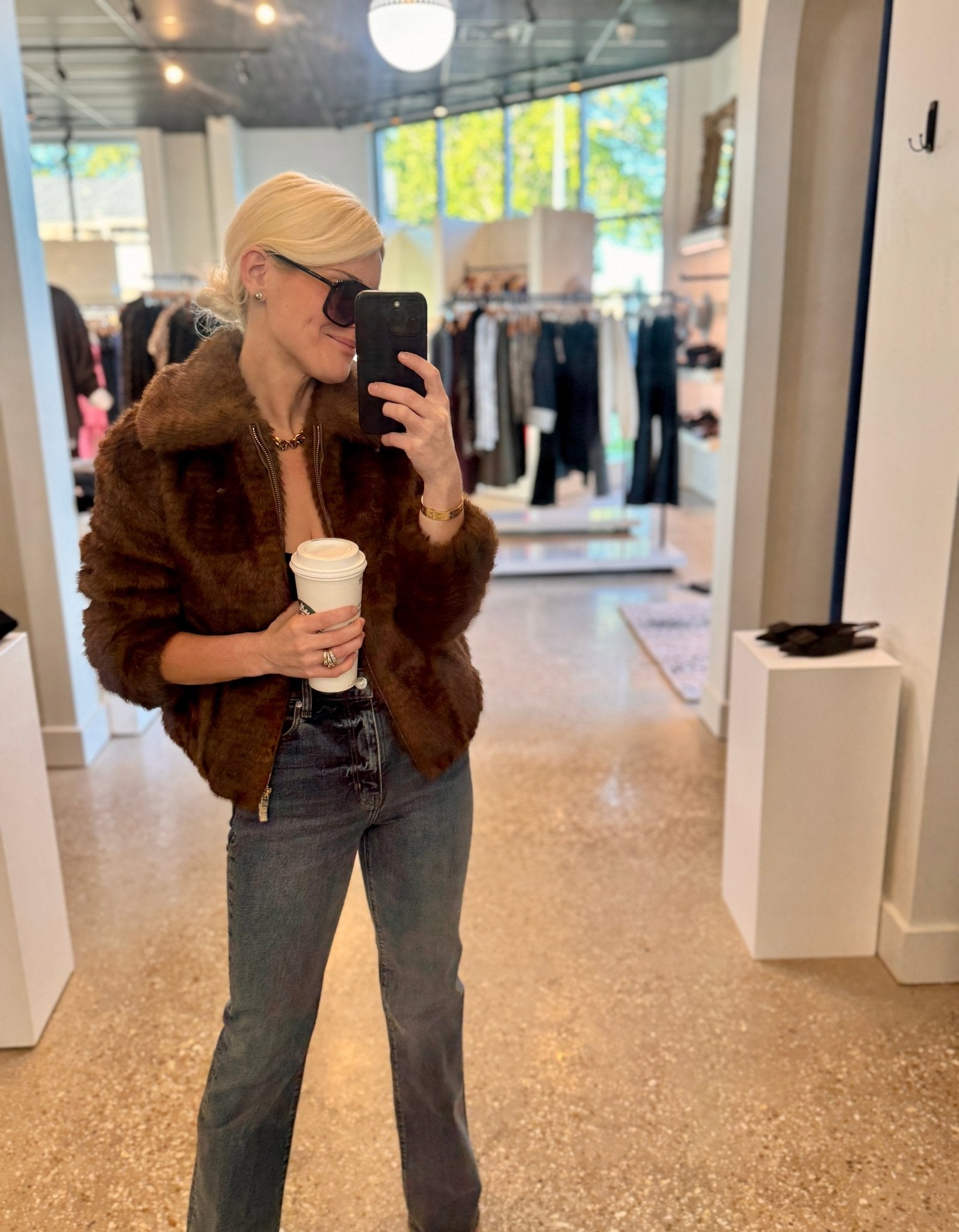 New Mink Garbo Bomber - Amor Lafayette