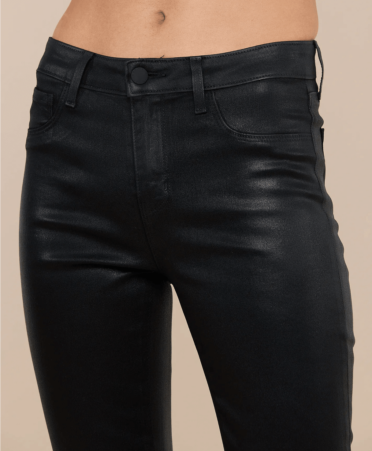 NOIR COATED SELMA H/R SLEEK BABY BOOT - Amor Lafayette