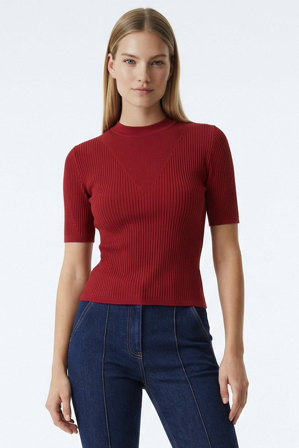 NOVAORA K.BLOUSE IN RED - Amor Lafayette
