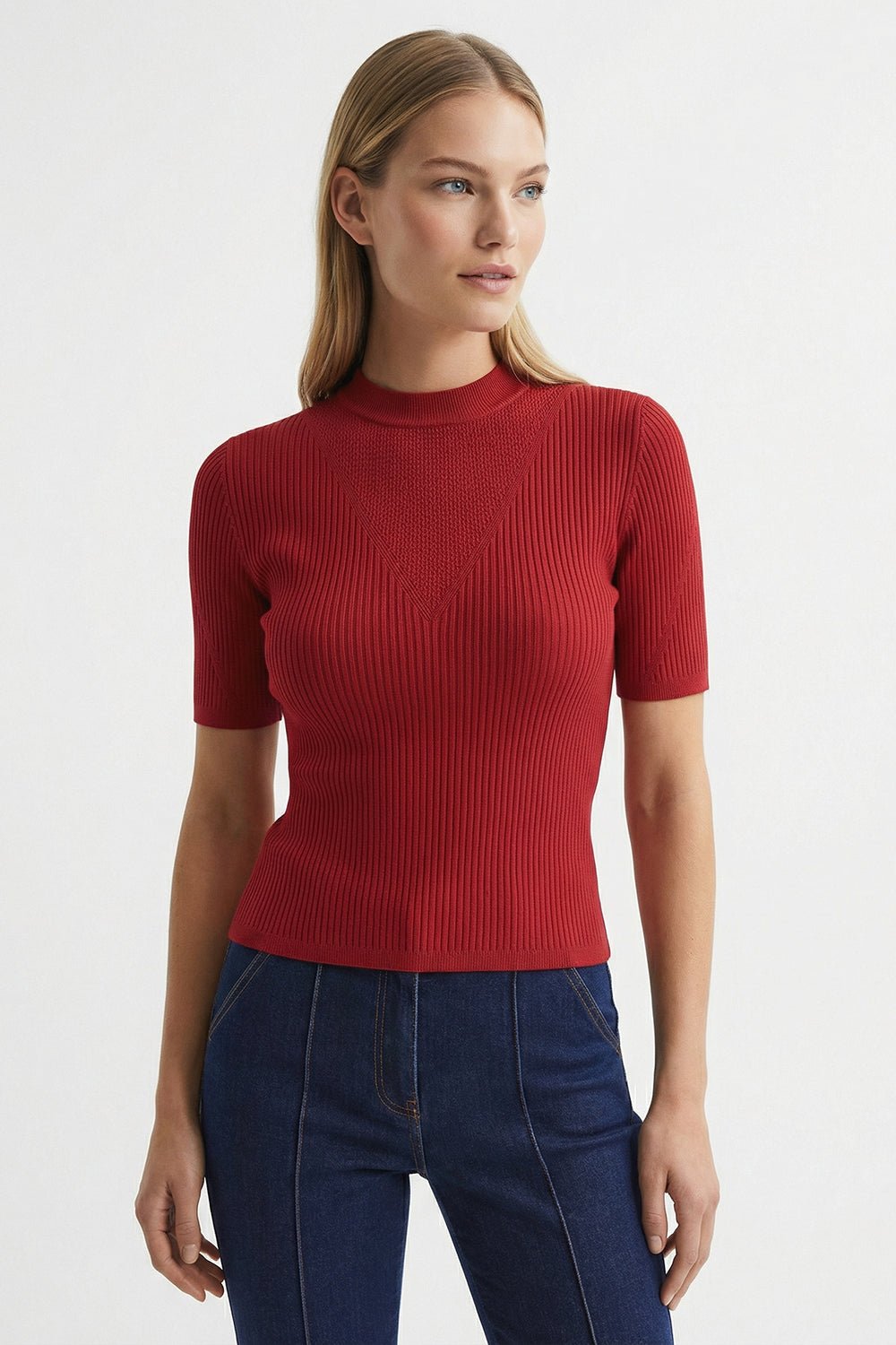 NOVAORA K.BLOUSE IN RED - Amor Lafayette