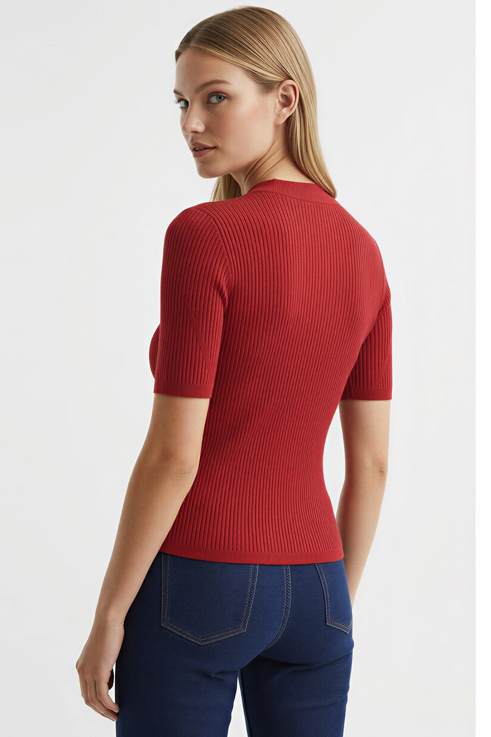 NOVAORA K.BLOUSE IN RED - Amor Lafayette
