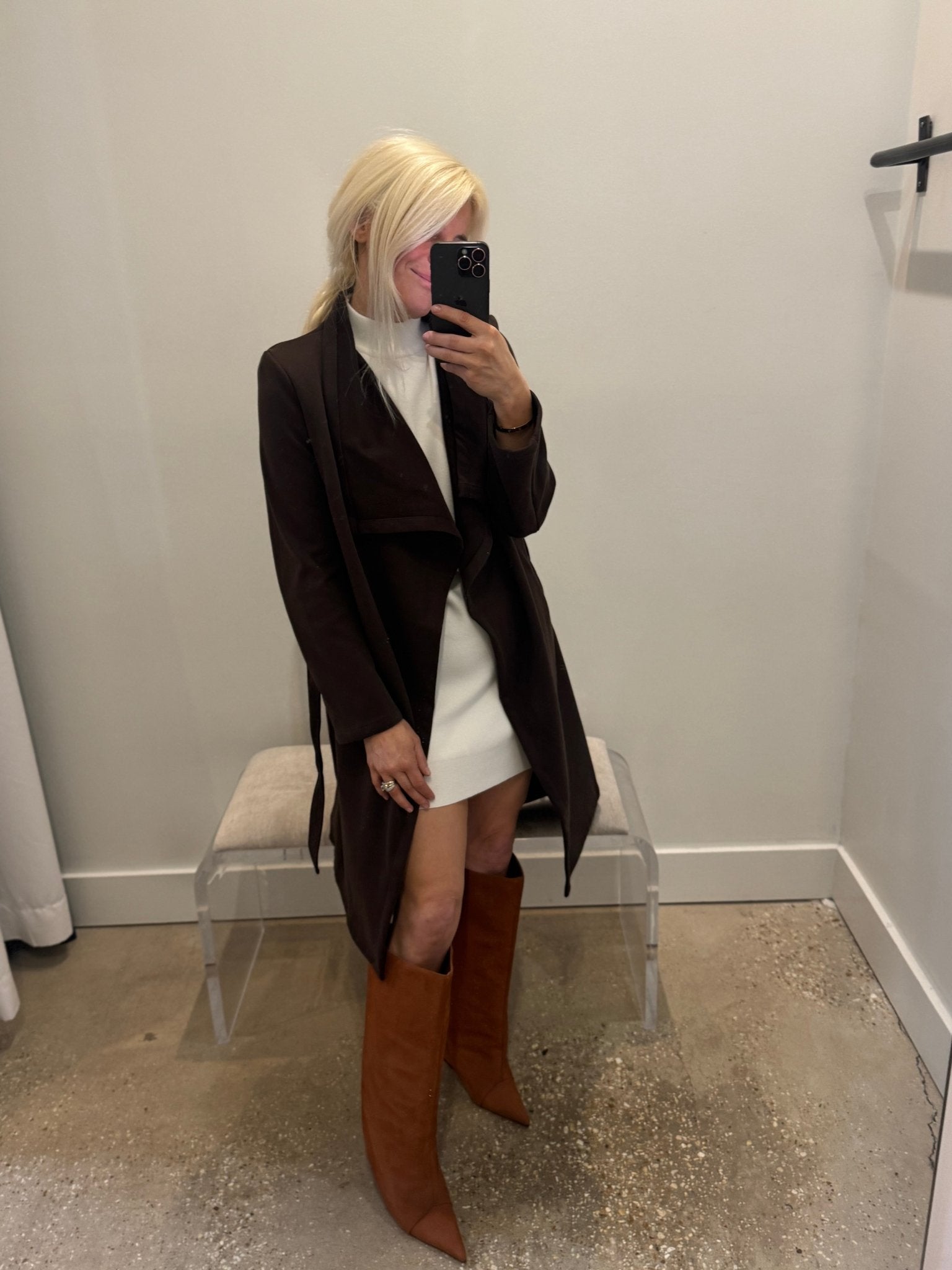 Oak Tati Belted Coat - Amor Lafayette