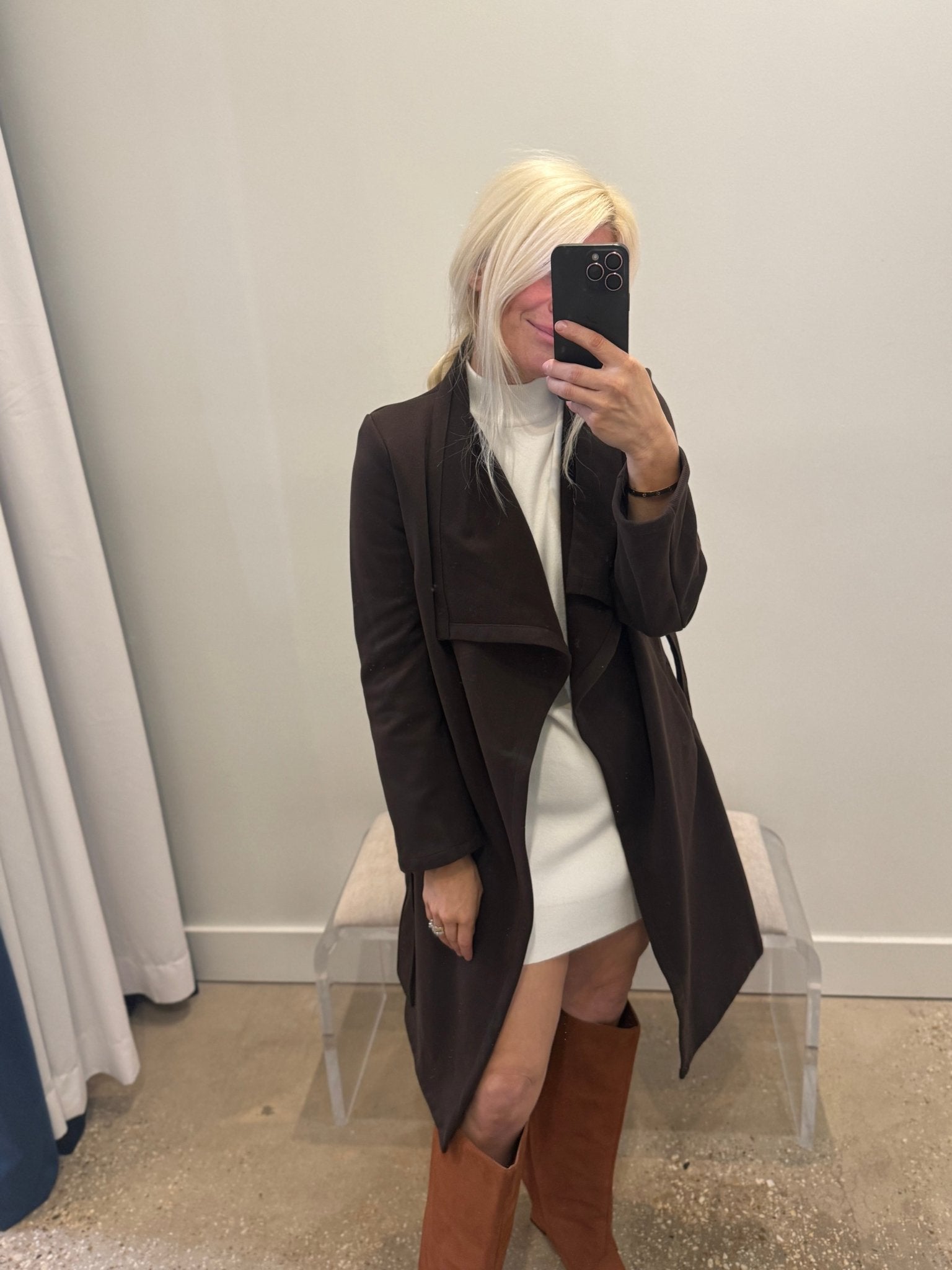 Oak Tati Belted Coat - Amor Lafayette