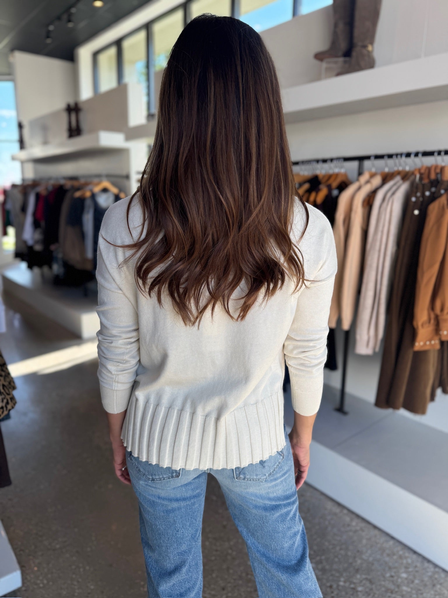 Oat Rib Bottom Classic Crew - Amor Lafayette