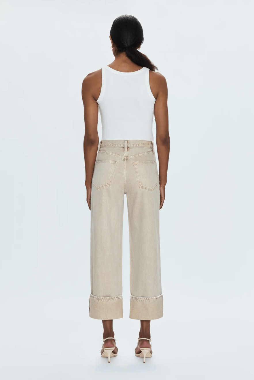 Oat Ryder High Rise Cuffed Straight - Amor Lafayette