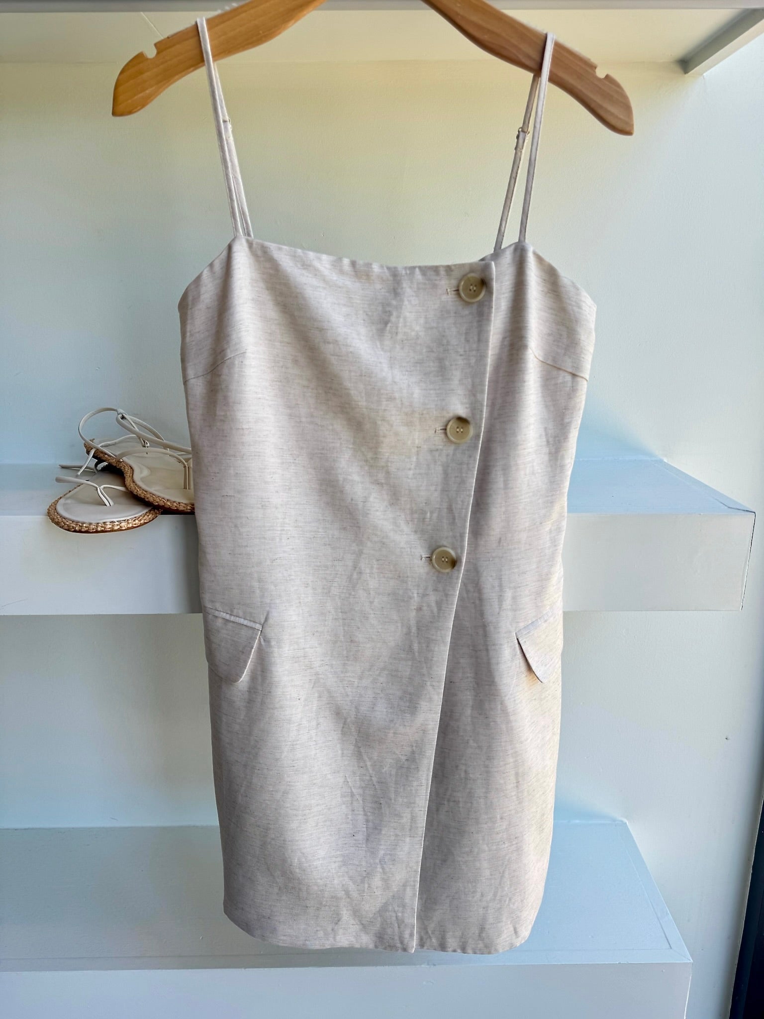 Oatmeal Azria Dress - Amor Lafayette