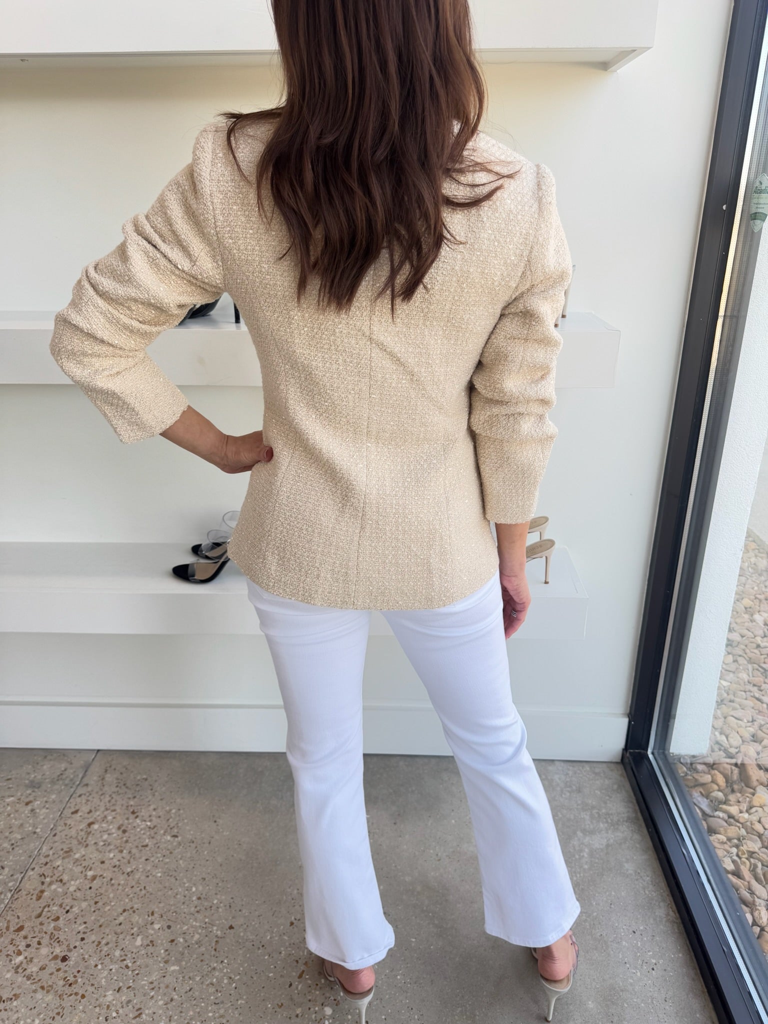 Oatmeal Lysanor Jacket - Amor Lafayette