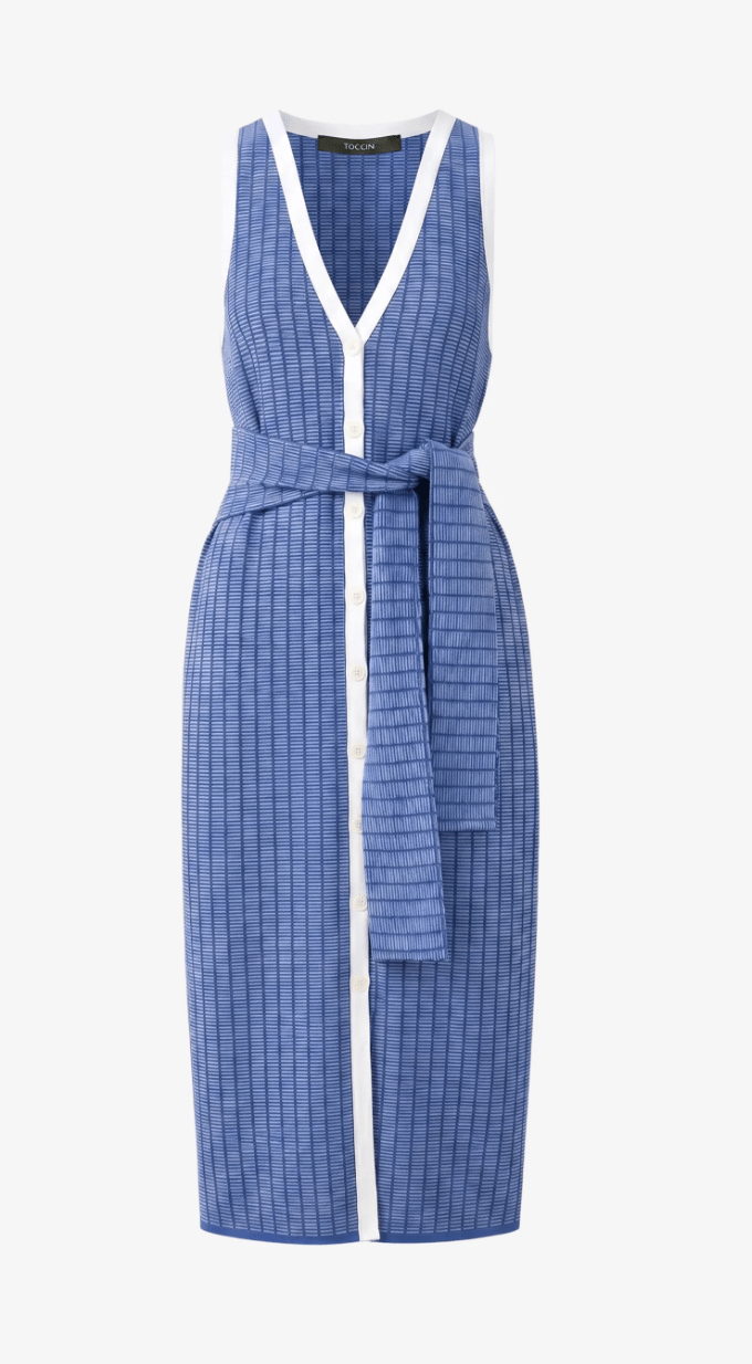 Ocean Optic Bex Tie-front Midi Dress - Amor Lafayette