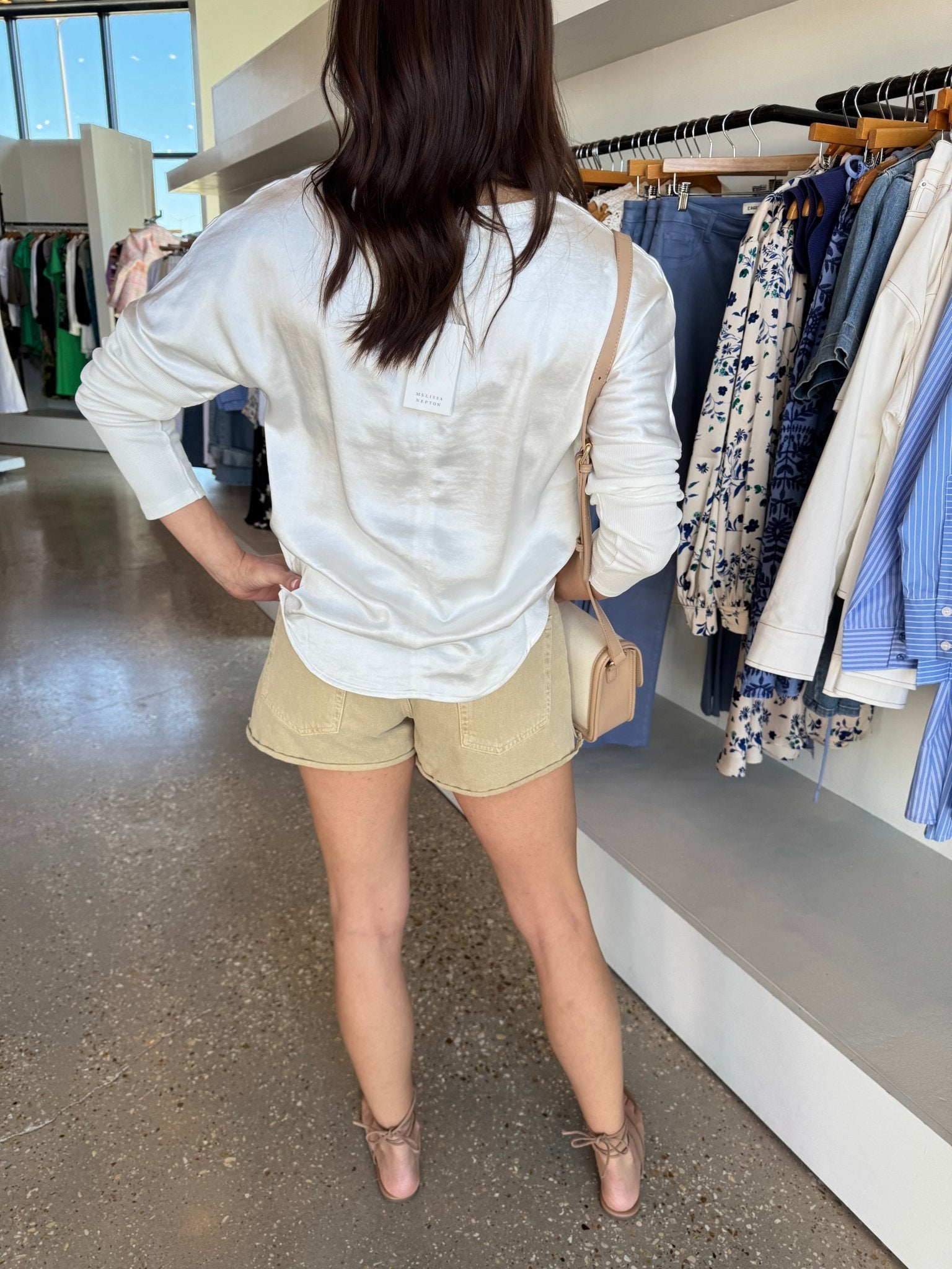 Off White Cindy Top - Amor Lafayette