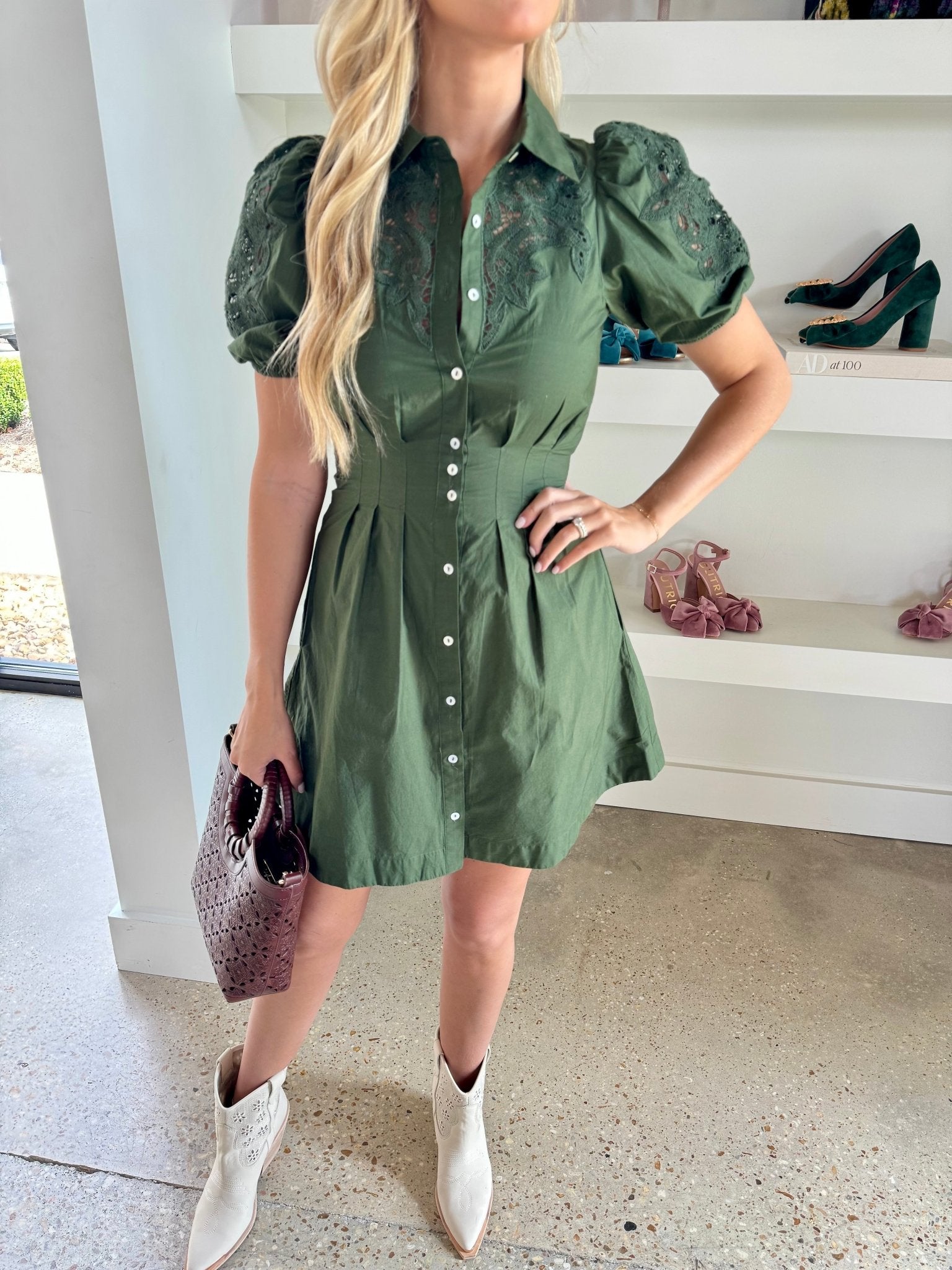 Olive Marta Mini Dress - Amor Lafayette