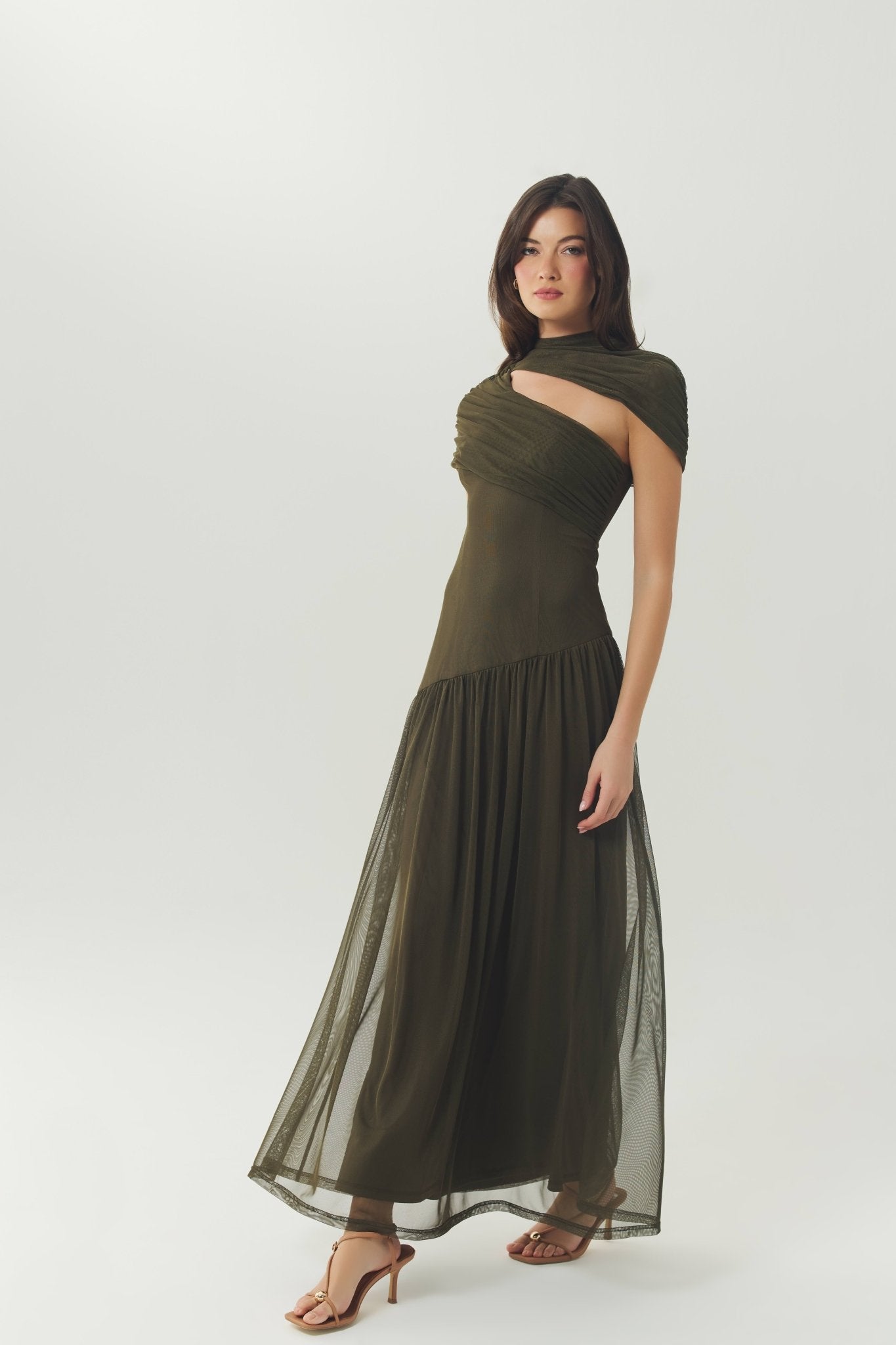 Olive Pasha Dress - Amor Lafayette