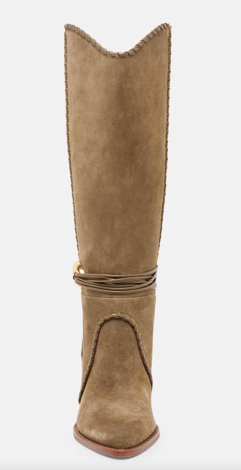 Olive Suede Jody Boot - Amor Lafayette