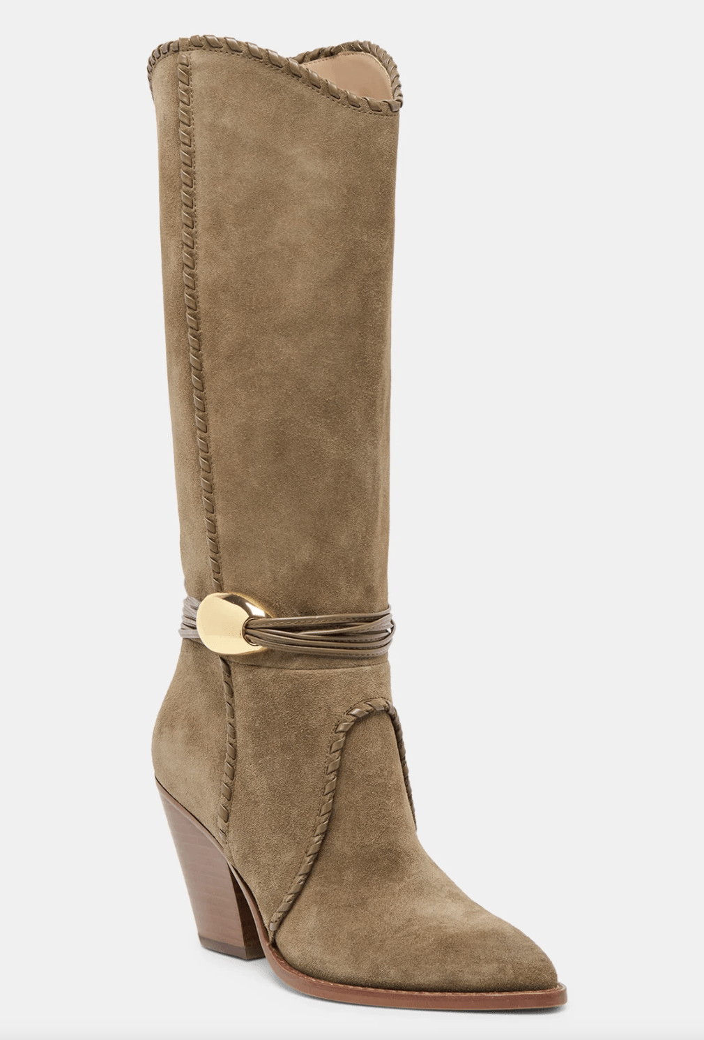 Olive Suede Jody Boot - Amor Lafayette
