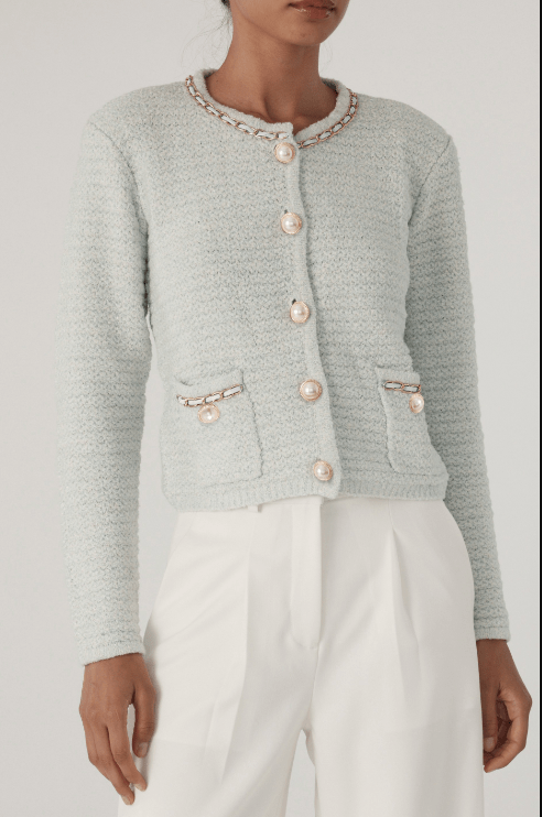 Opal Kelly Chain Cardigan - Amor Lafayette