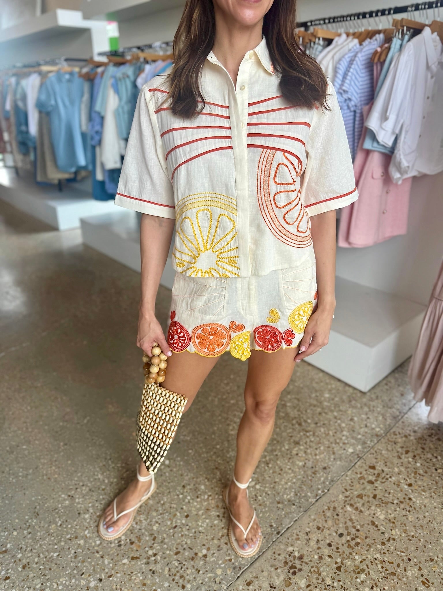 Oranges Shorts - Amor Lafayette