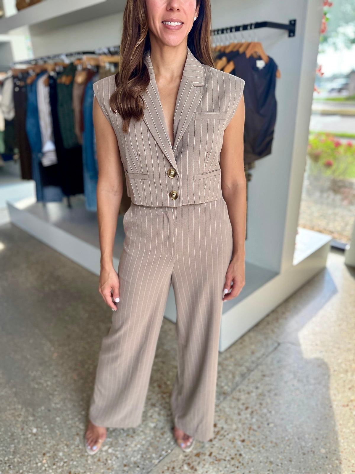 Orlena Vest and Trouser Set - Amor Lafayette