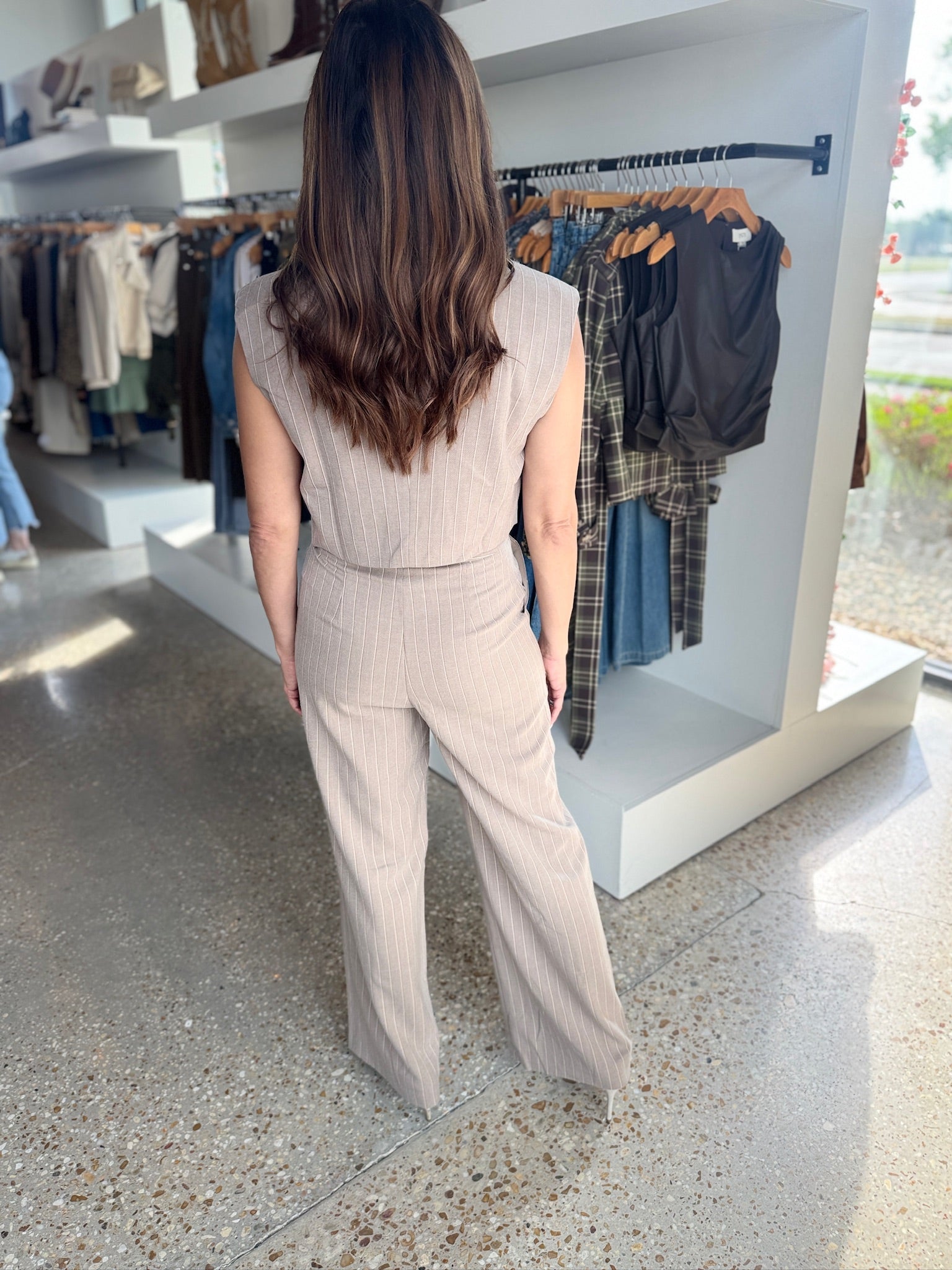 Orlena Vest and Trouser Set - Amor Lafayette