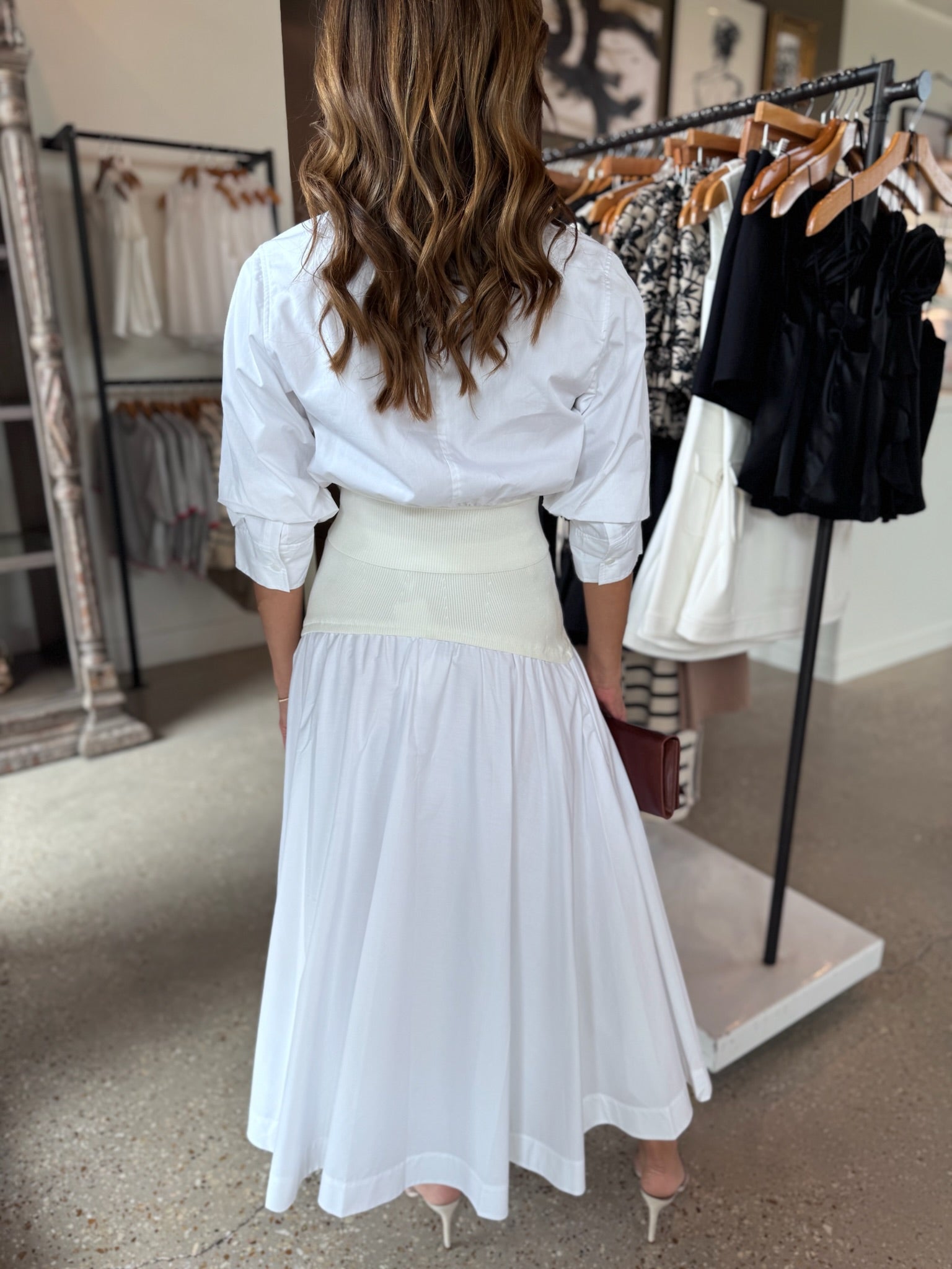 Ovie Midi Skirt - Amor Lafayette