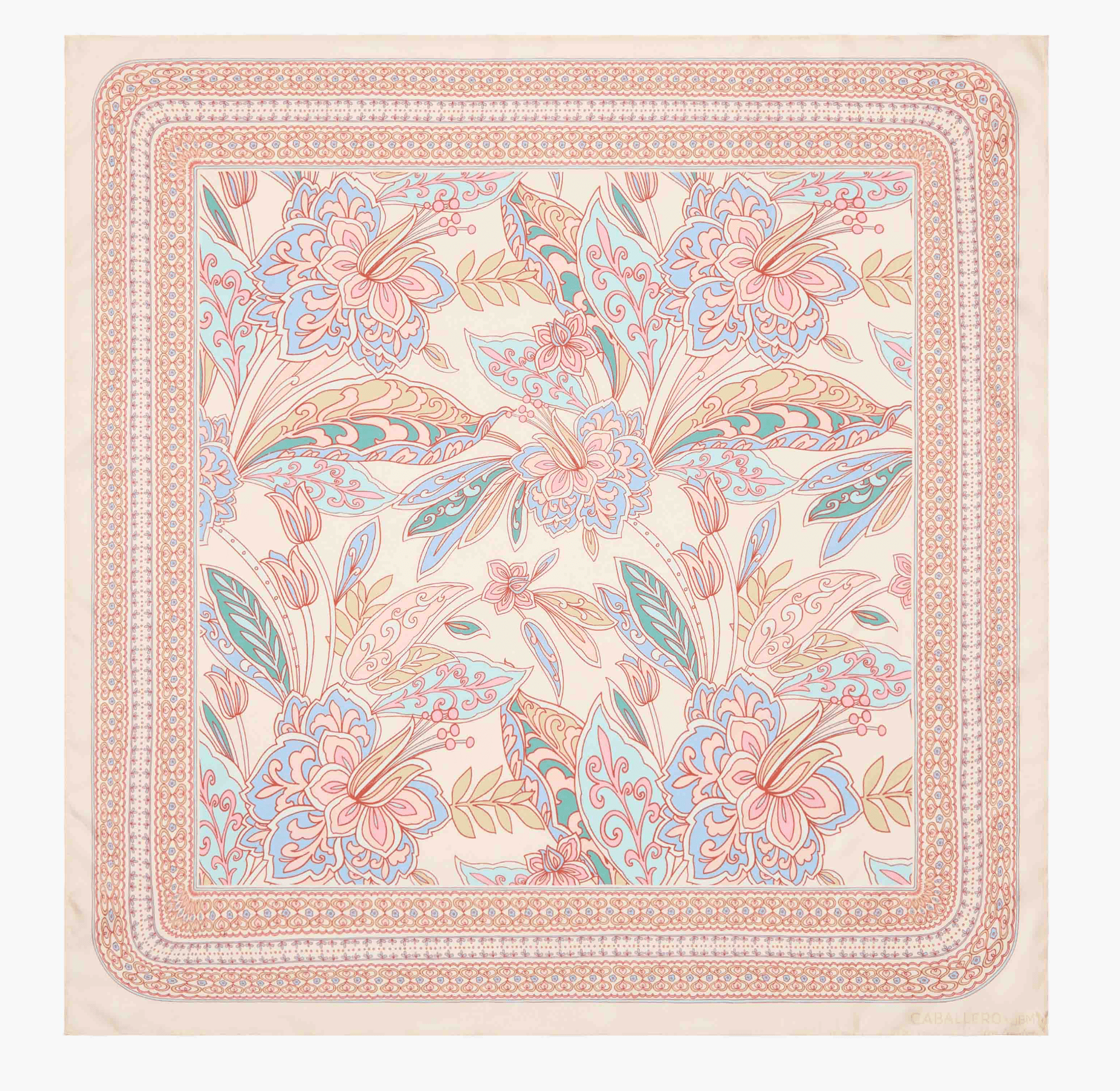 Paisley Floral Renee Scarf - Amor Lafayette