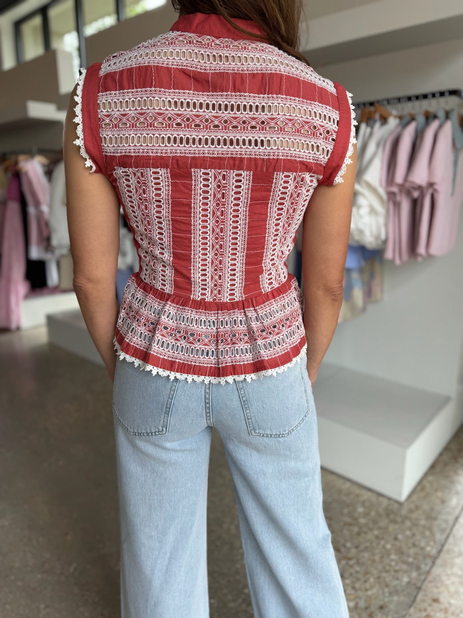 Paprika Sienna Top - Amor Lafayette