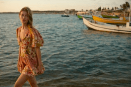 Peach Floral Short Dress - Amor Lafayette