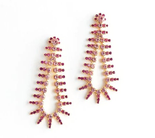 Pink Beatrix Earring - Amor Lafayette