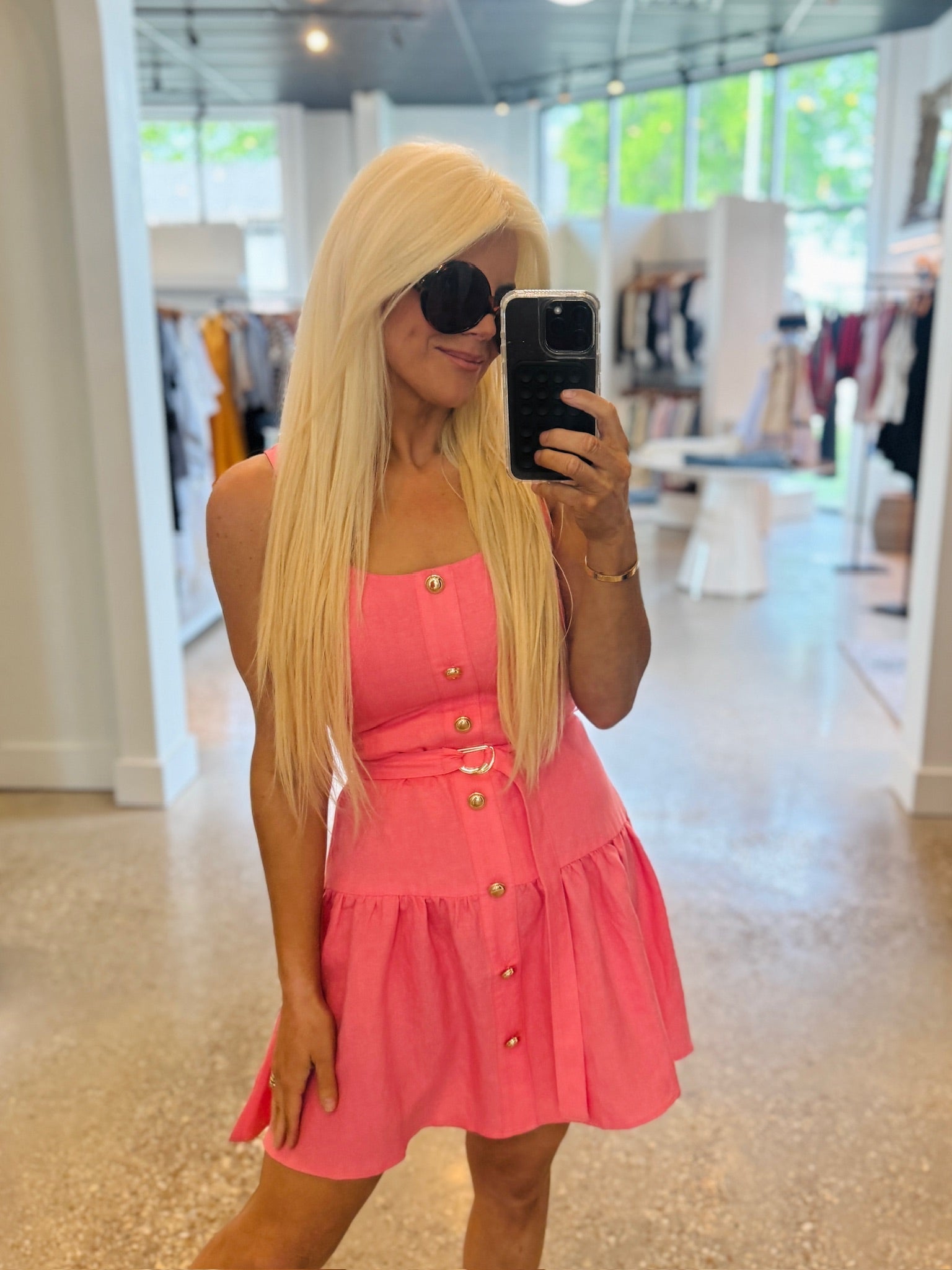 Pink Cari Dress - Amor Lafayette