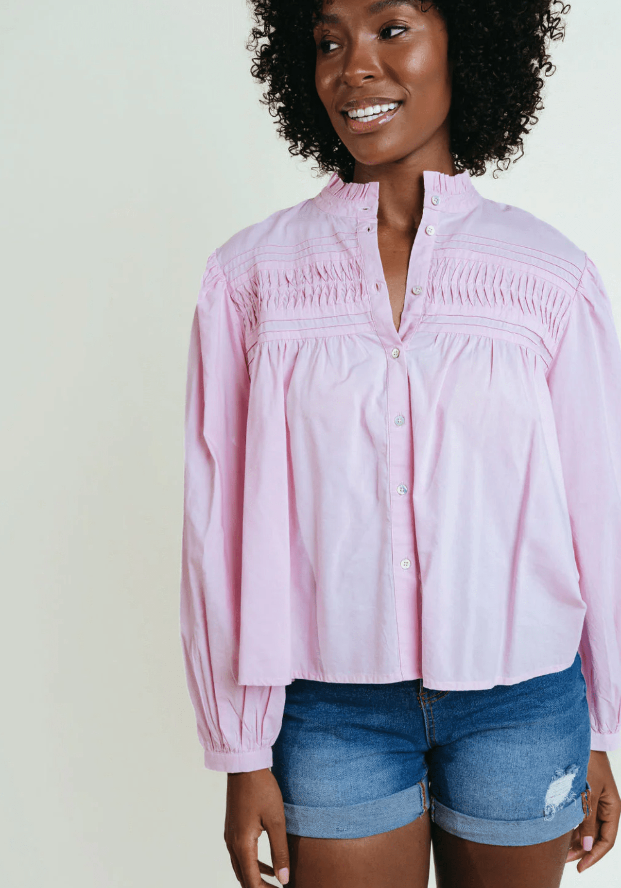 Pink Lindy Blouse - Amor Lafayette