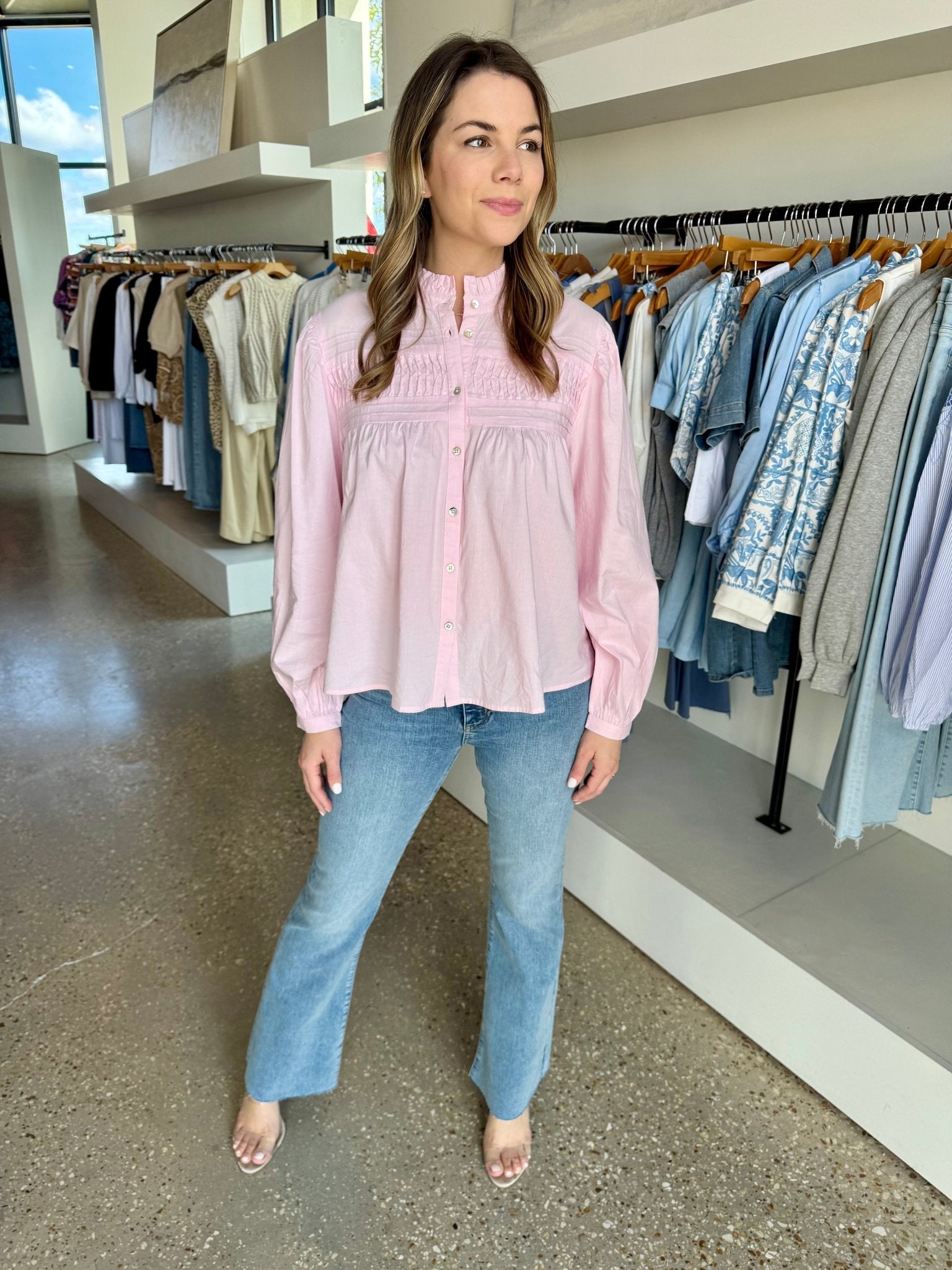 Pink Lindy Blouse - Amor Lafayette