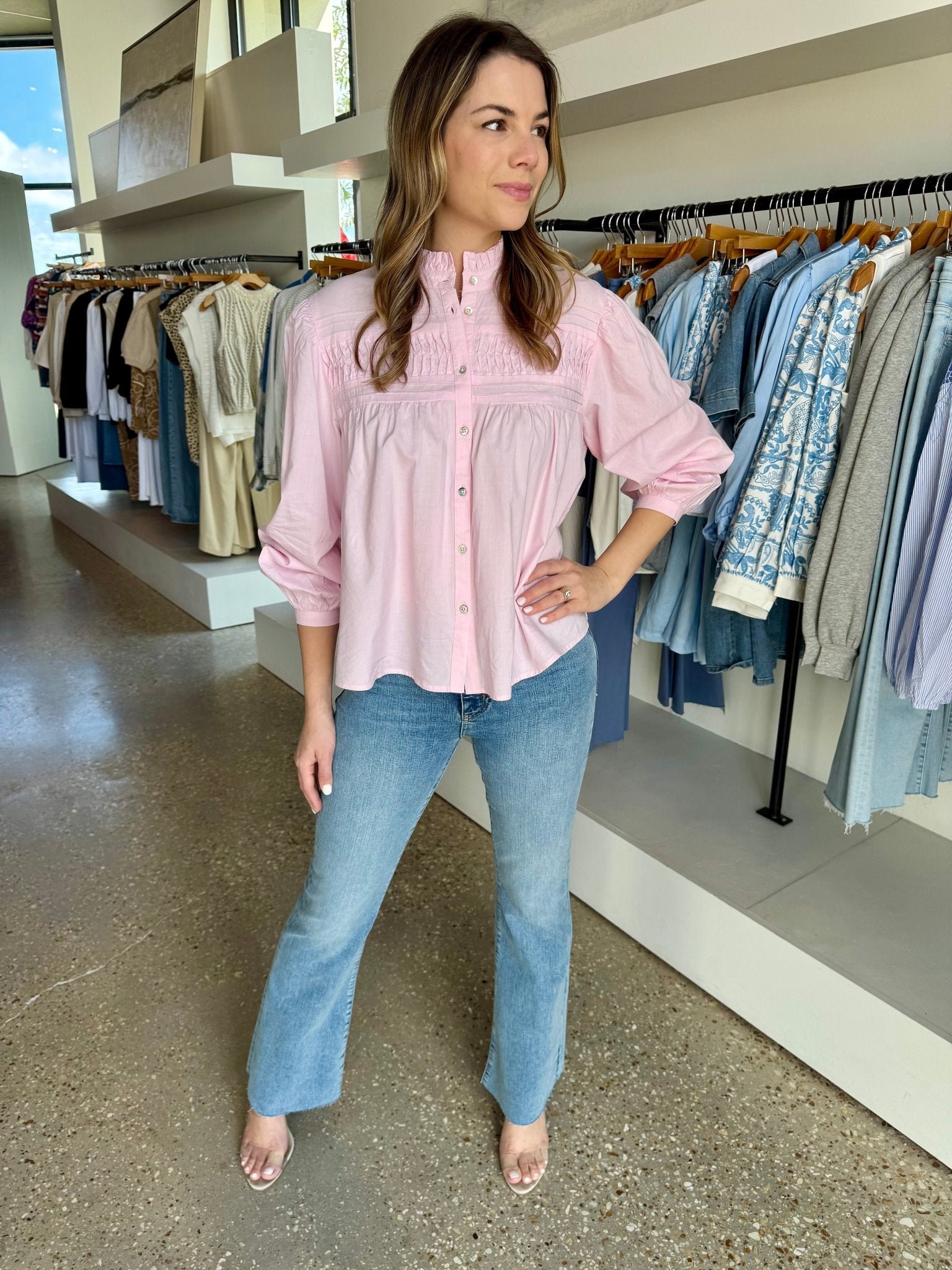 Pink Lindy Blouse - Amor Lafayette