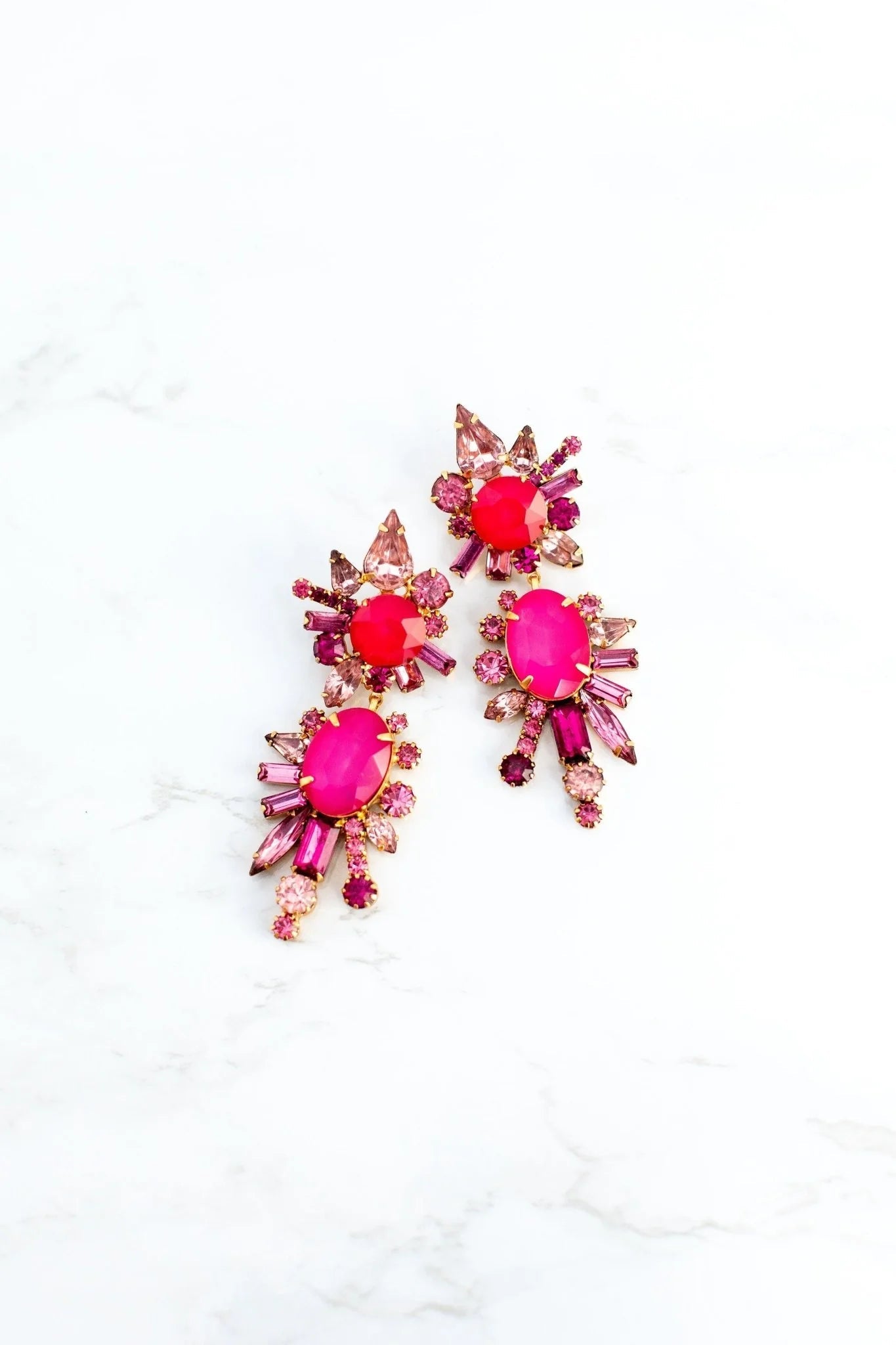 Pink Nina Earrings - Amor Lafayette