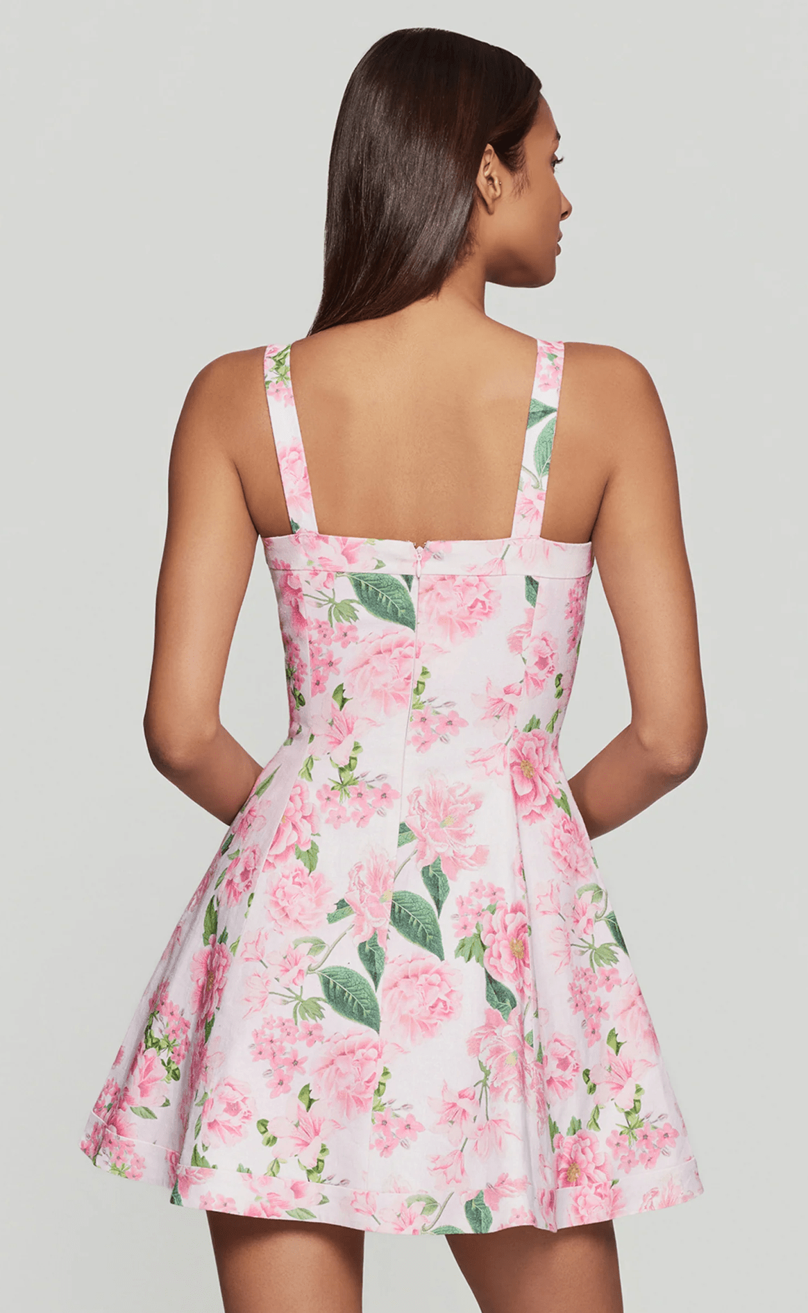 Pink Petal Whitney Floral Linen Dress - Amor Lafayette
