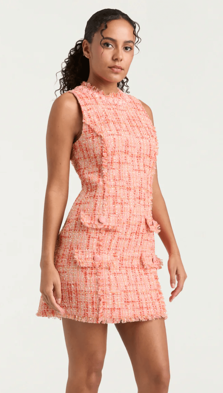 Pink Poppy Lucie Boucle Dress - Amor Lafayette