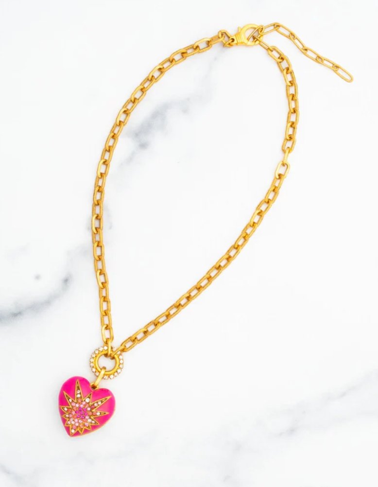 Pink Tefiti Necklace - Amor Lafayette