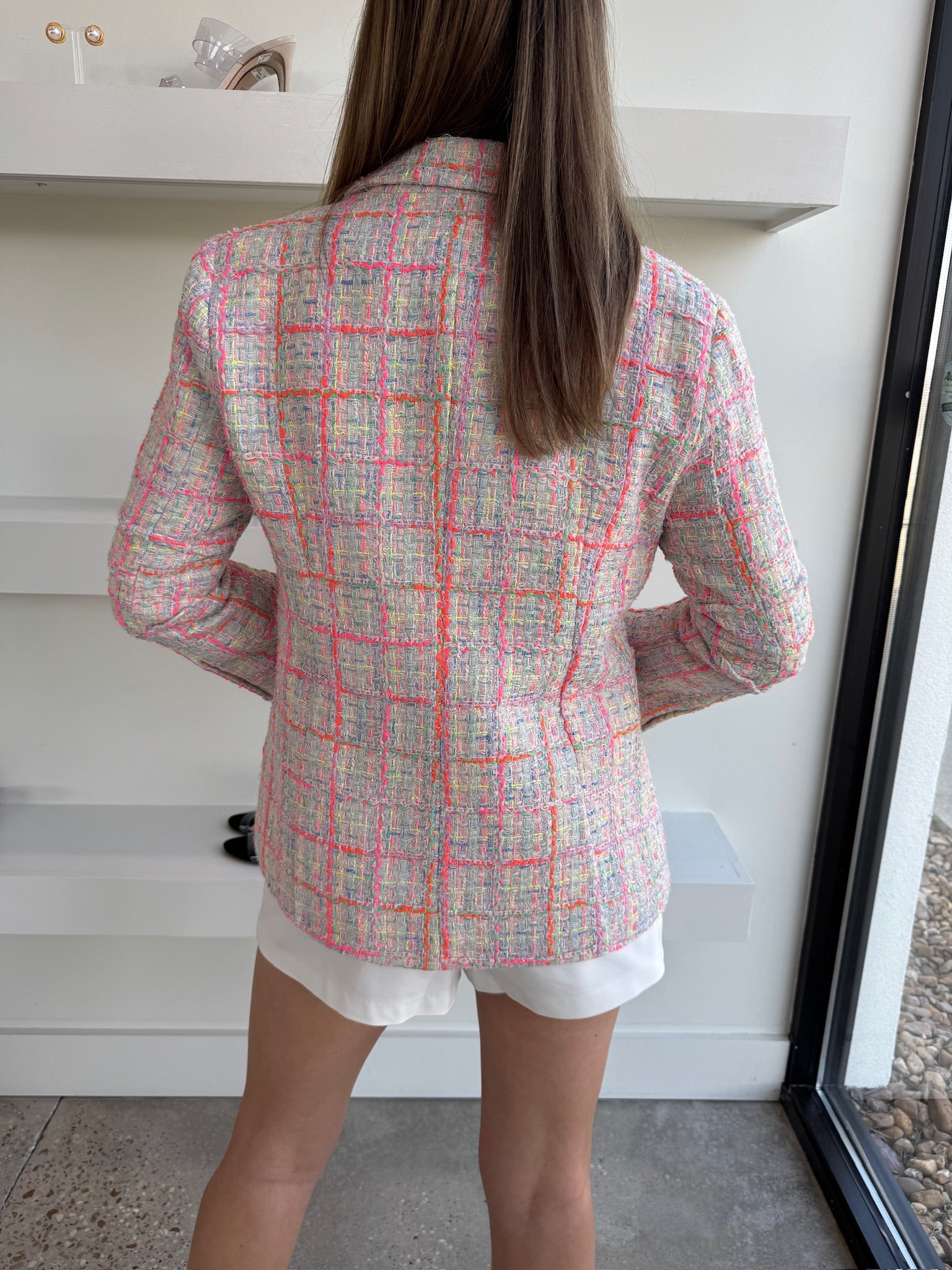 Pink Tweed Holly Jacket - Amor Lafayette