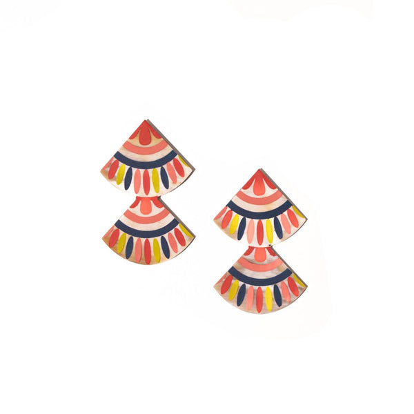 Pioneer Double Tile Earrings - Amor Lafayette