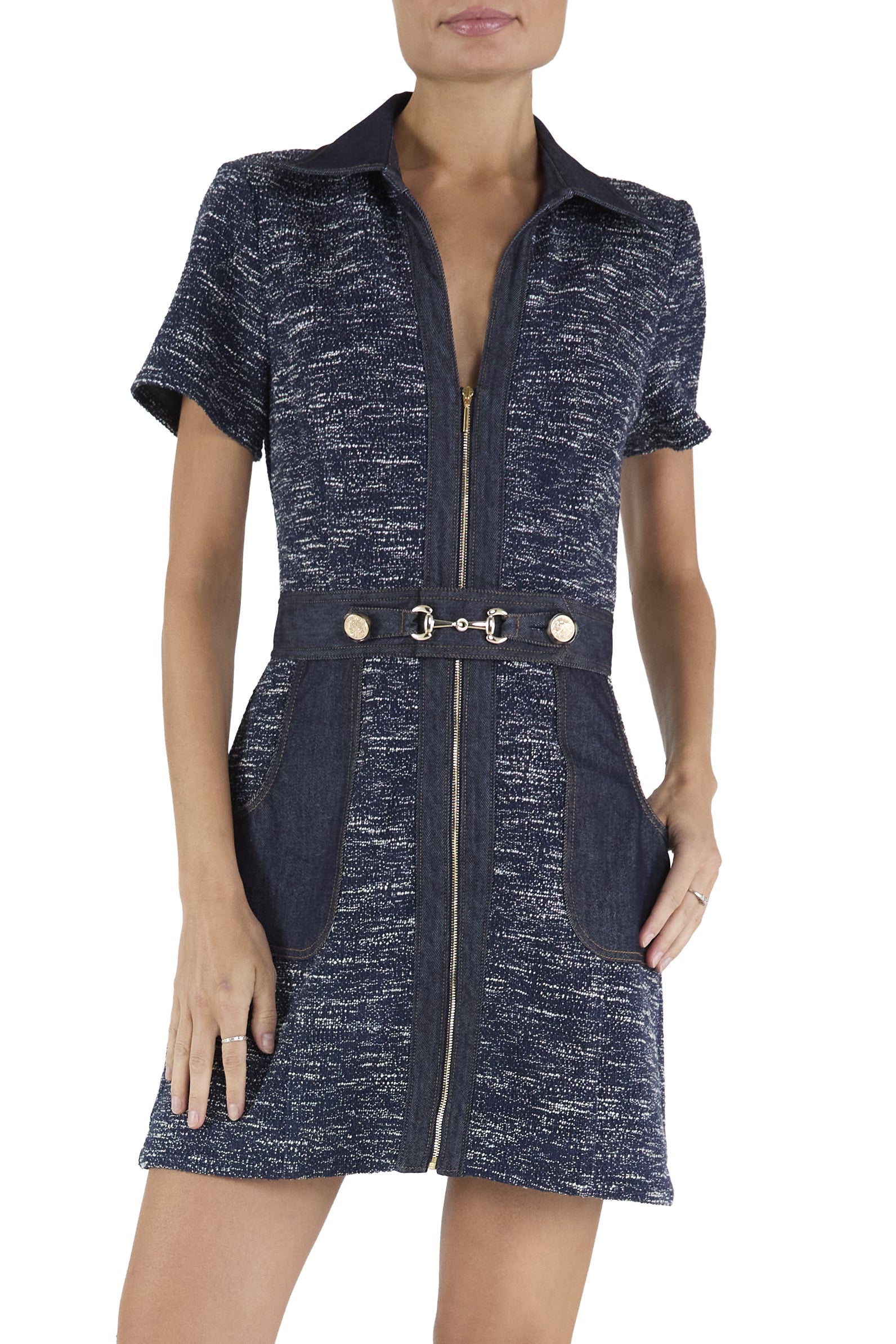 NAVY TWEED