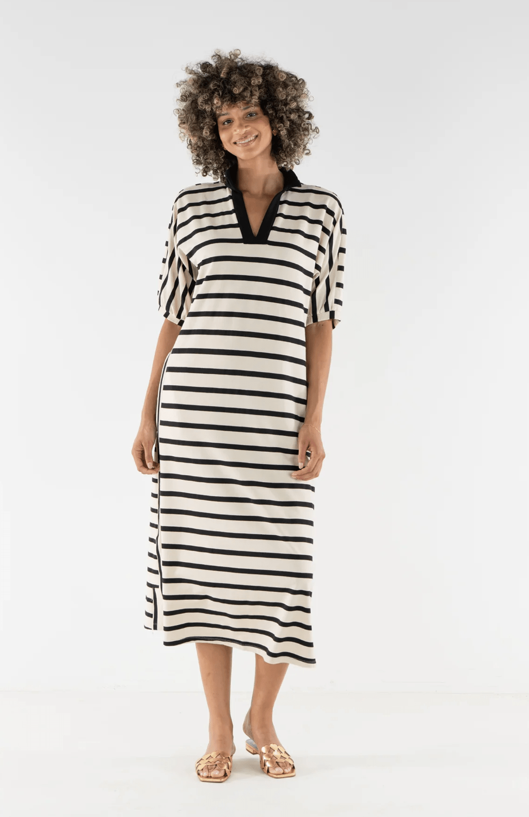 Poppy Maxi In Cafe Stripe - Amor Lafayette