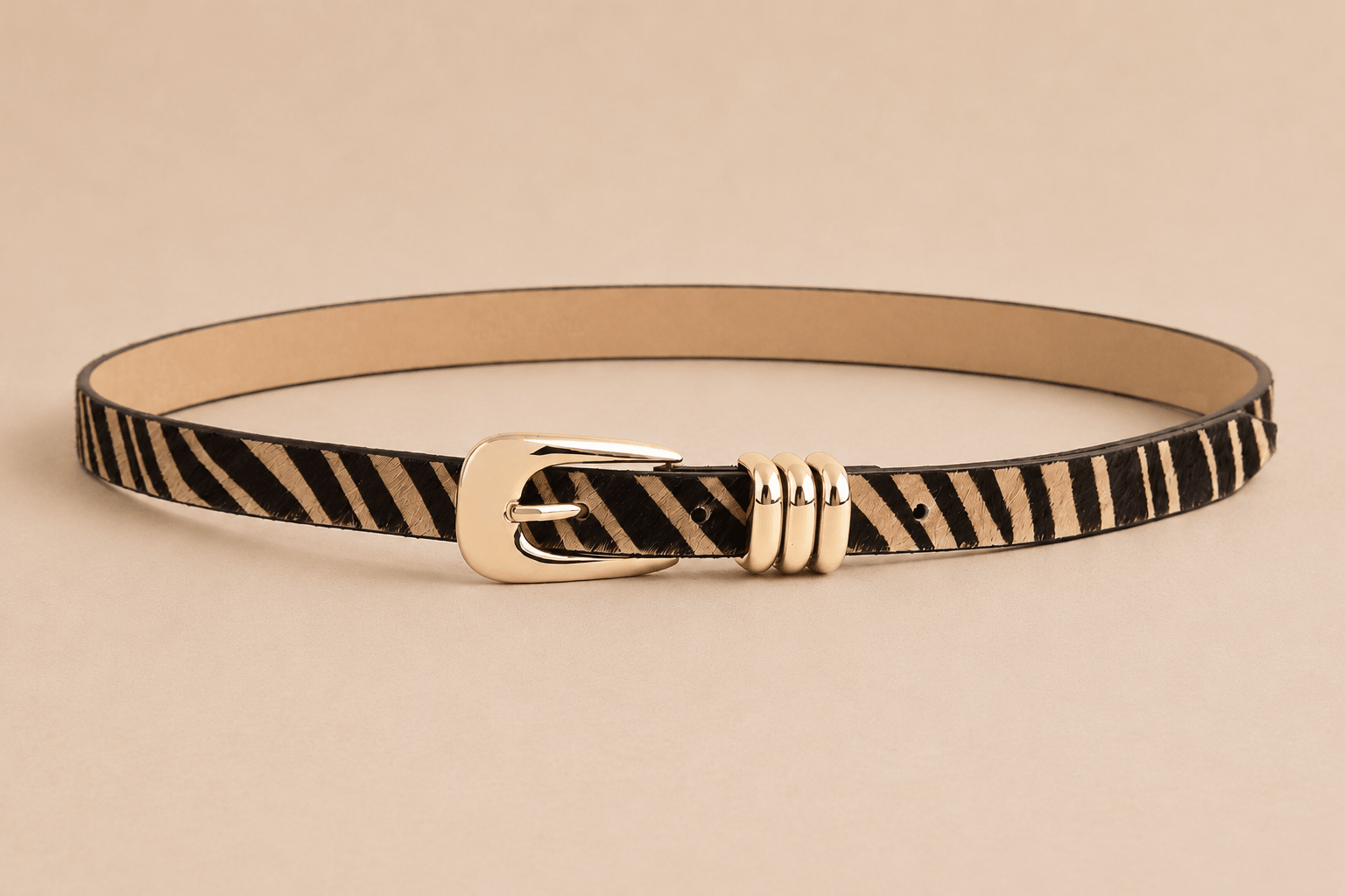 PRE-ORDER | The Lane Calf Hair Tiger Belt - Amor Lafayette