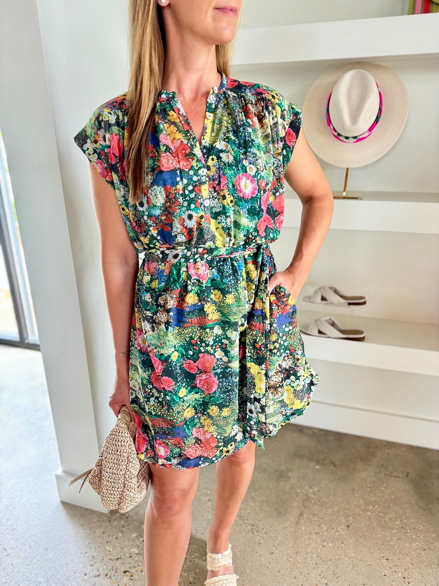 Pretty as a Picture The Slow Ride Shirt Dress - Amor Lafayette