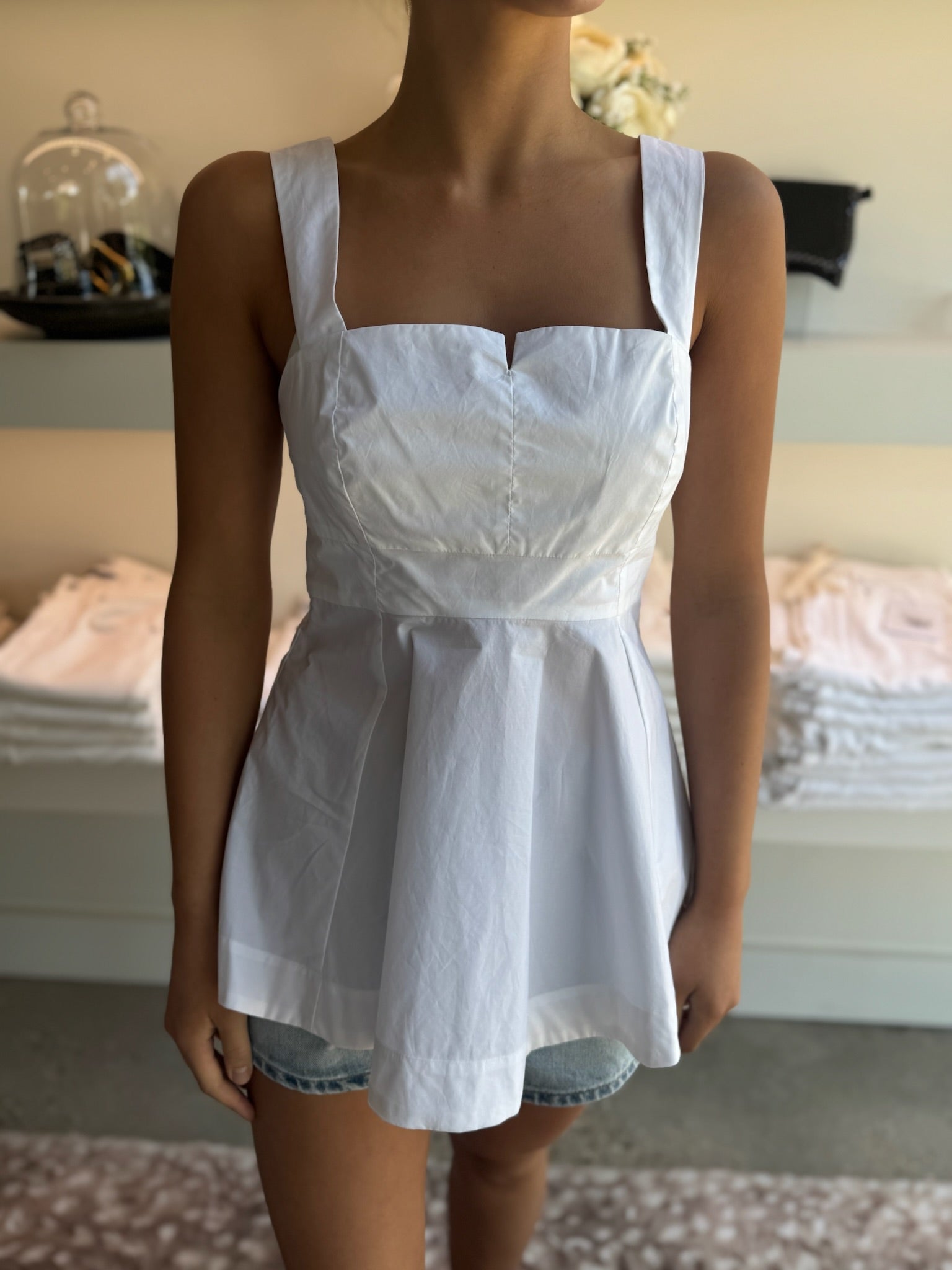 Pure White Raven Top - Amor Lafayette