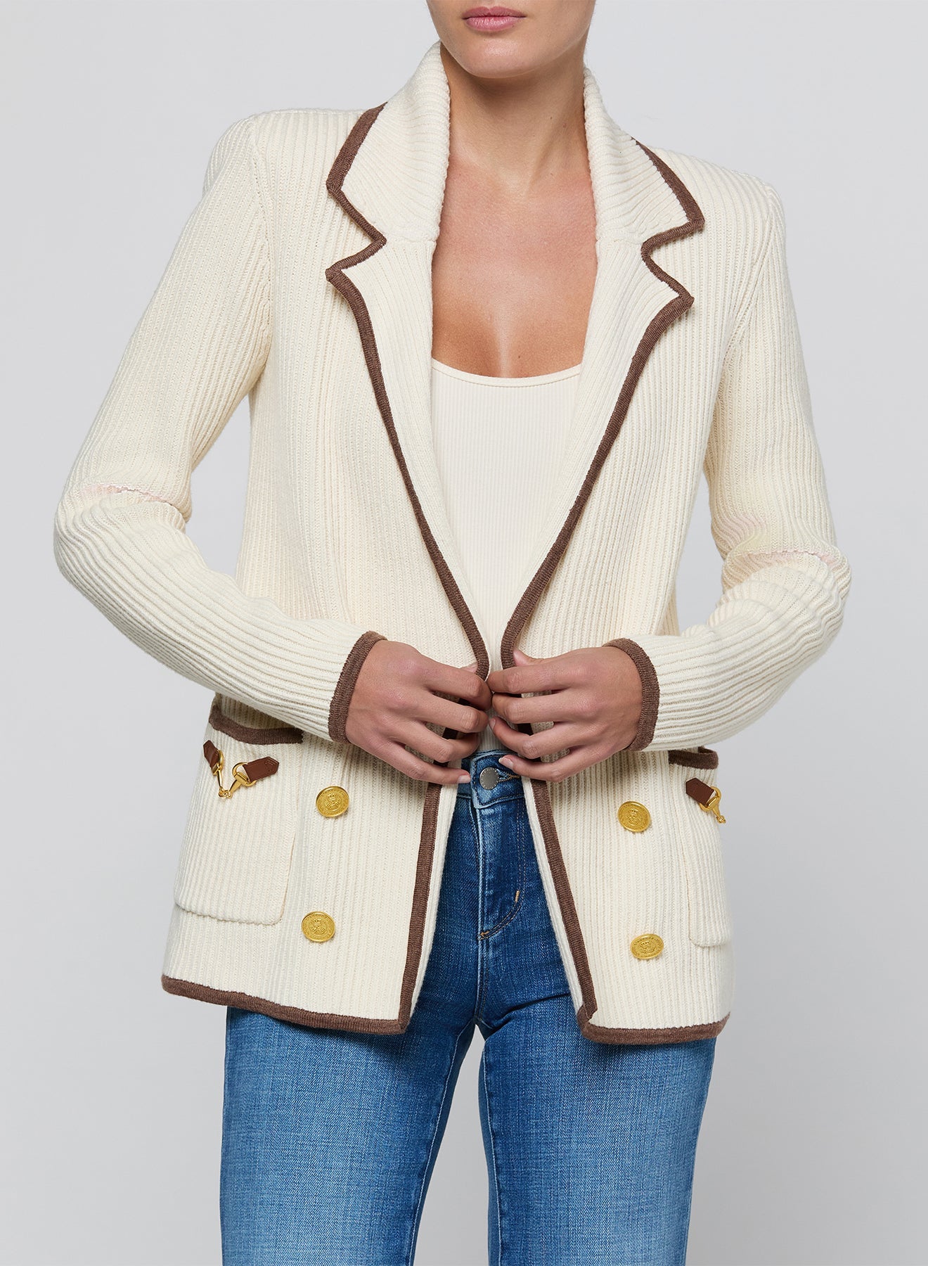 RANCH KNIT BLAZER - Amor Lafayette