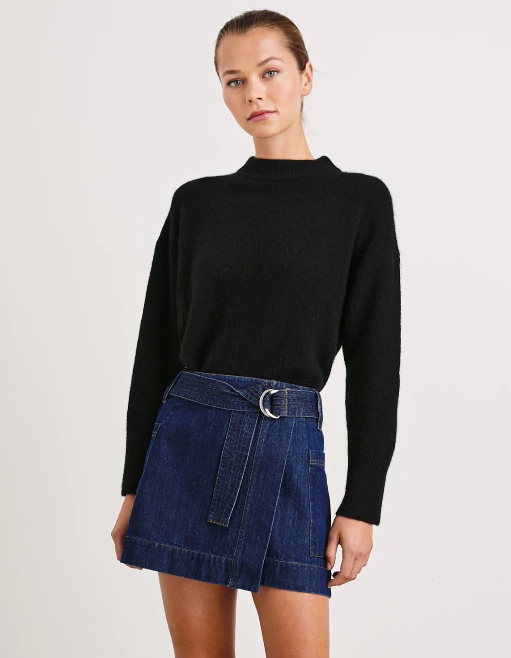 Raw Denim Deanna Skirt - Amor Lafayette