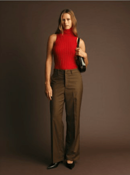 Red Ben Turtleneck - Amor Lafayette