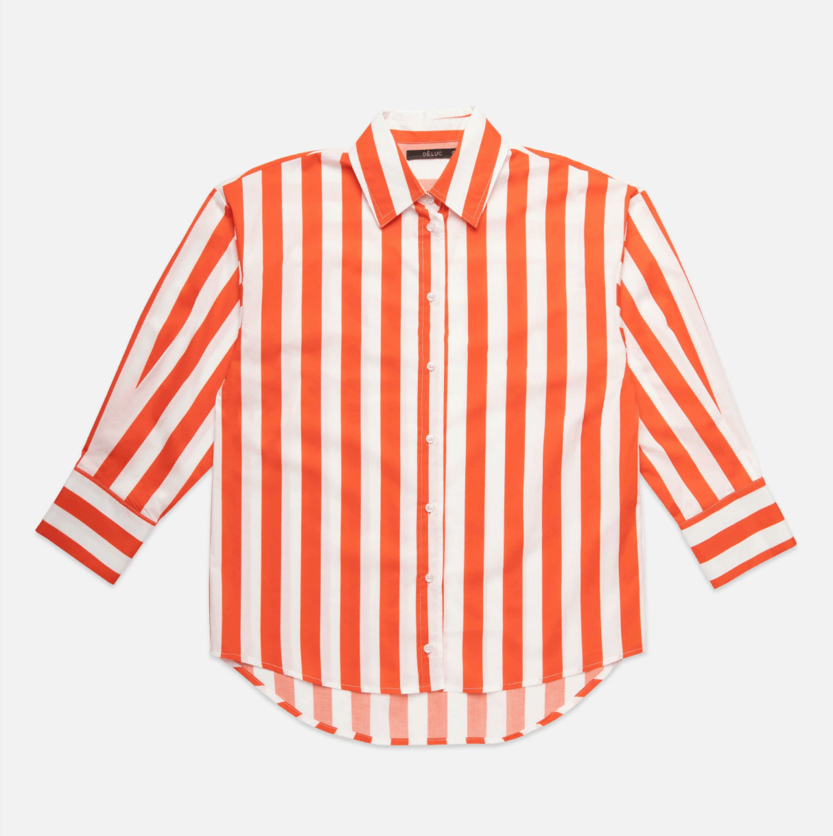 Red Striped Vicenzo Shirt - Amor Lafayette