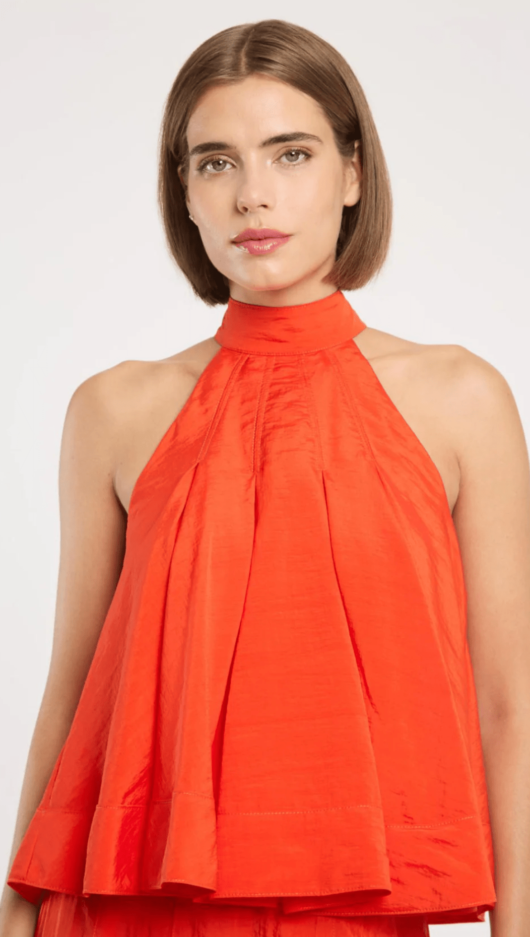 Red Tangerine Jagger Top - Amor Lafayette