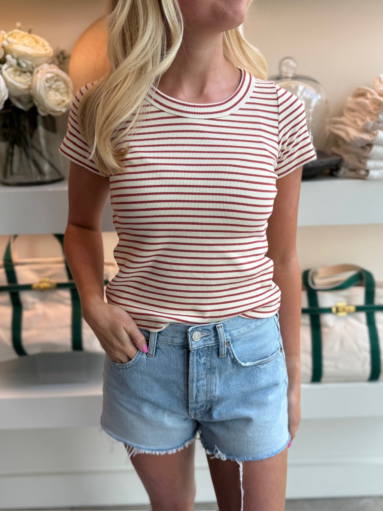 Regatta Stripe Brother Tee - Amor Lafayette