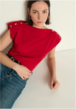 Rio Red Brooks Top - Amor Lafayette