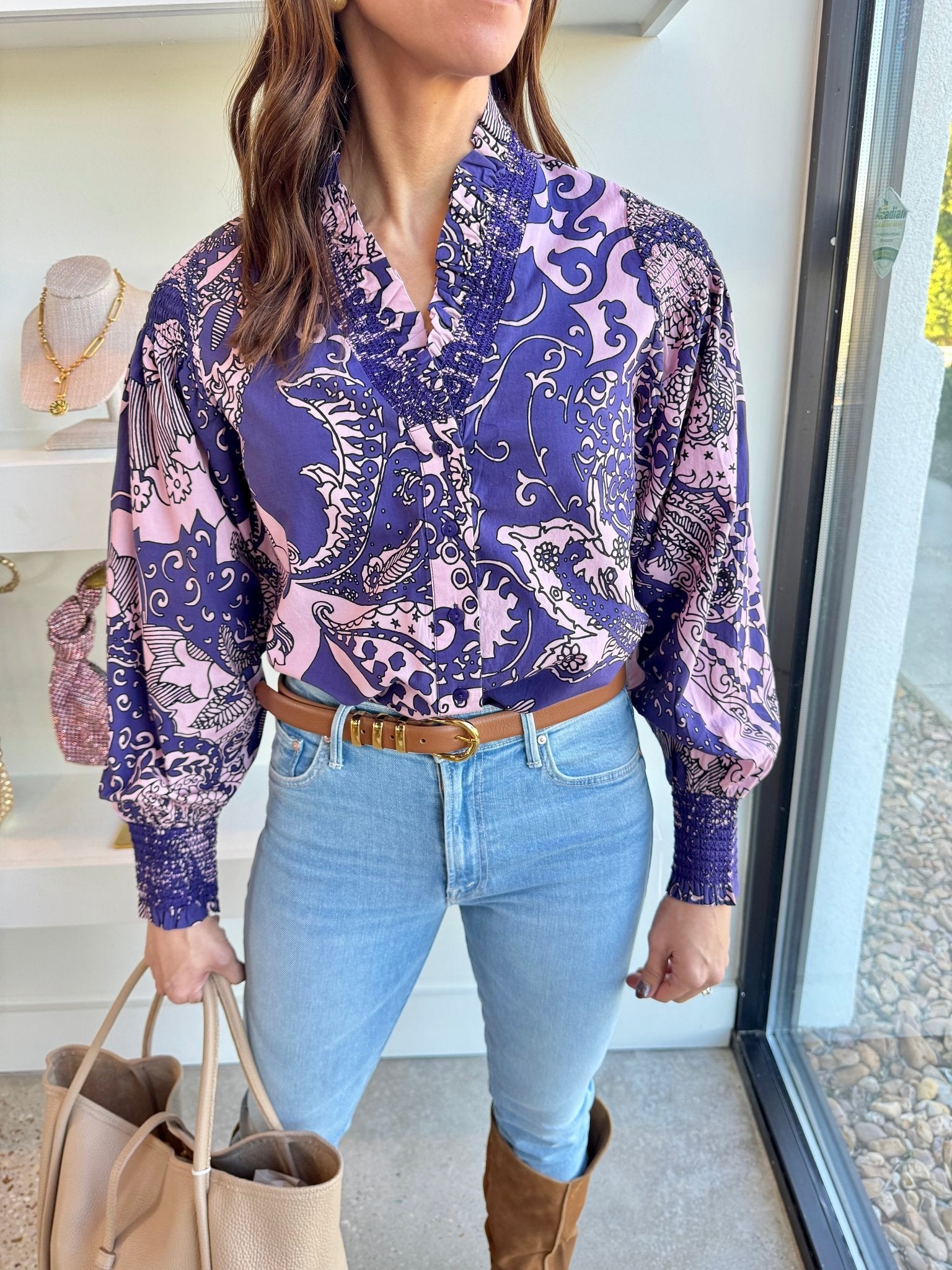 Rolling Winds Zinnia Top - Amor Lafayette