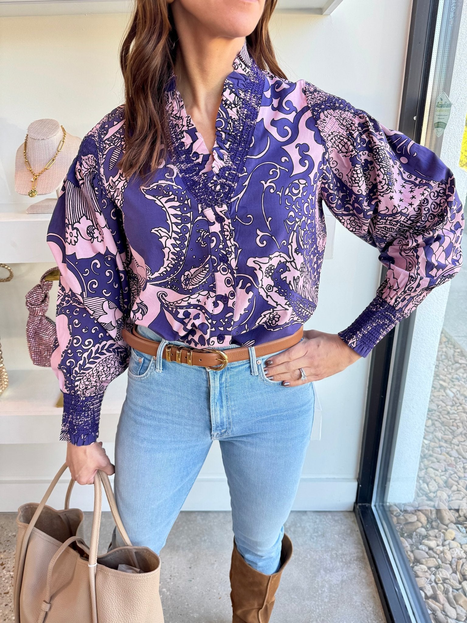 Rolling Winds Zinnia Top - Amor Lafayette